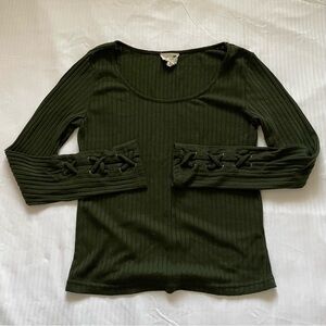 Pacsun LA Hearts long sleeve with lace detailing